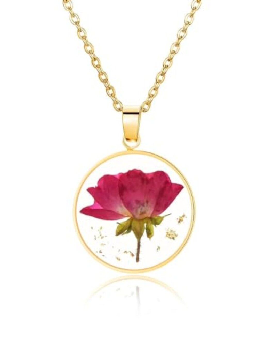New - Pressed Flower Necklace Gift for Women | Personalized Handmade Necklaces